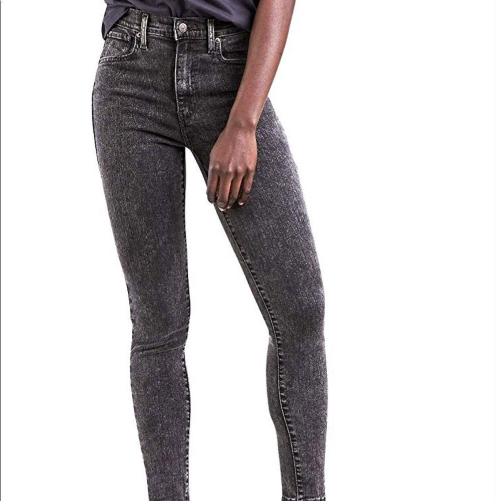David-k Premium Black/Grey Skinny Jeans